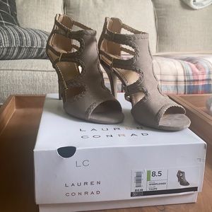 Lauren Conrad Taupe Heels Size 8.5
